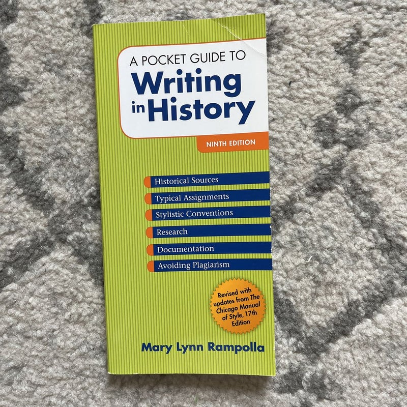 A Pocket Guide to Writing in History