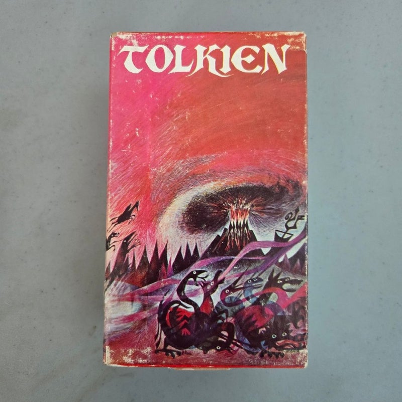 Lord of the Rings Trilogy J.R.R. Tolkien Vintage Ballantine 3 Book Box Set 1972