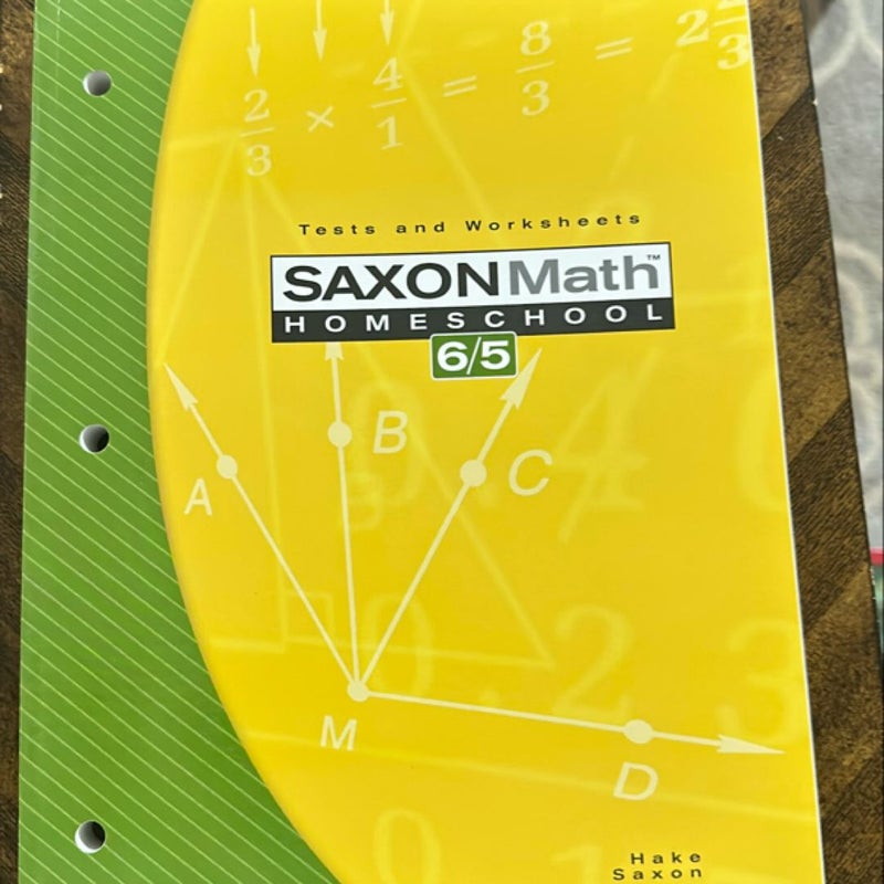 Saxon Math 6/5