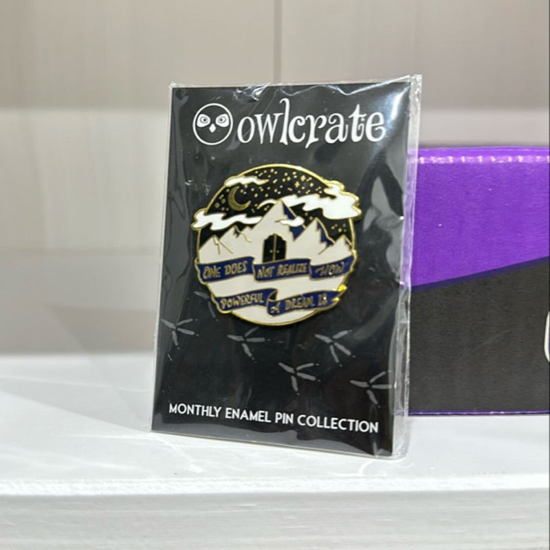 Dreams Lie Beneath (Owlcrate Enamel Pin)