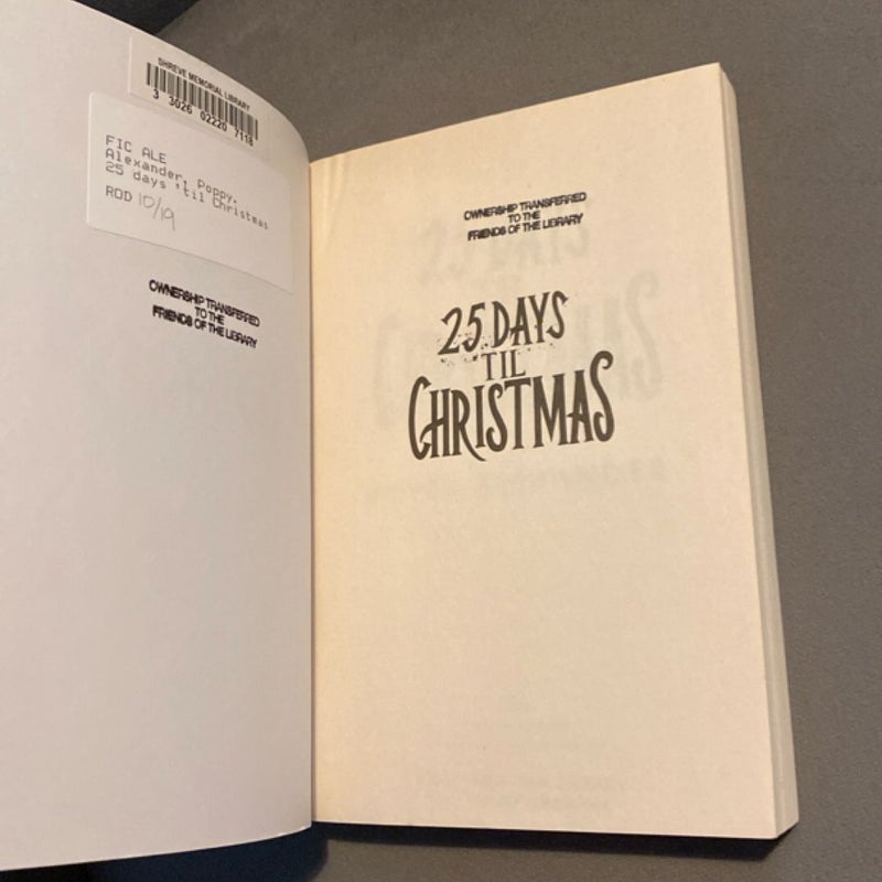 25 Days 'Til Christmas