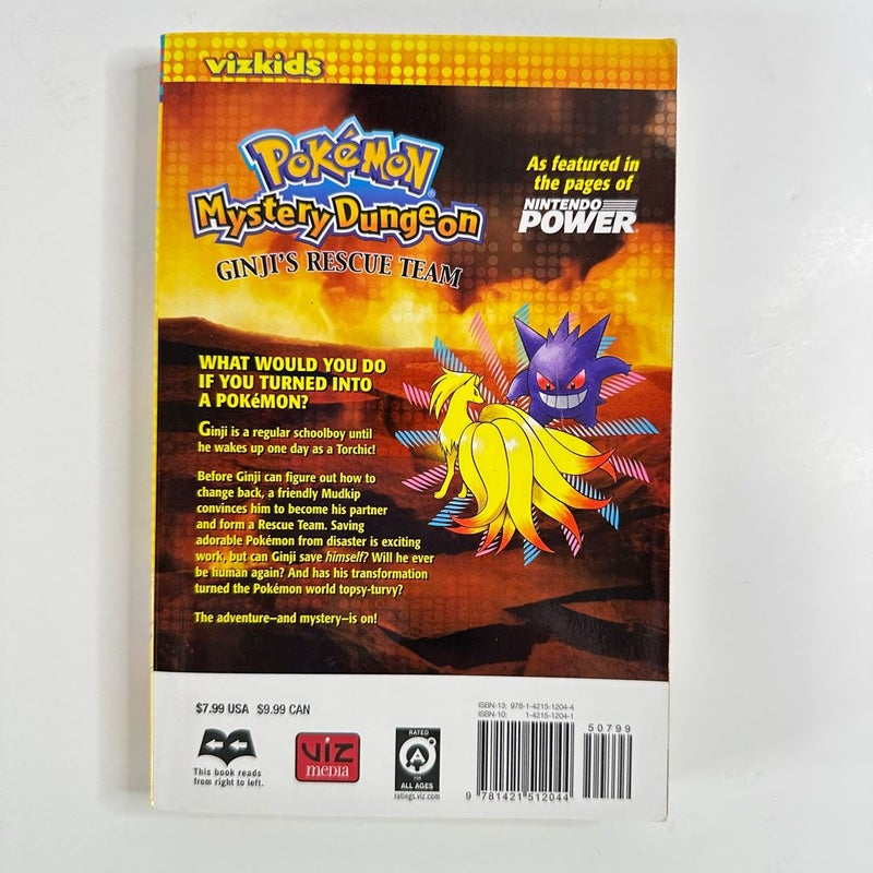 Pokemon Mystery Dungeon, Ginji’s Rescue Team Graphic Novel