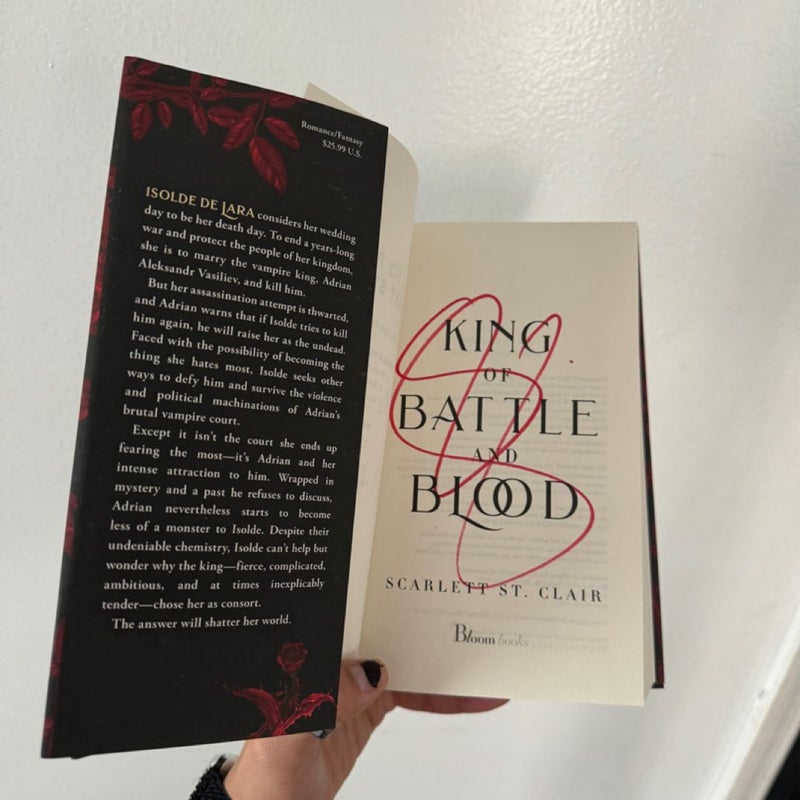 Signed Edition of King of Battle and Blood