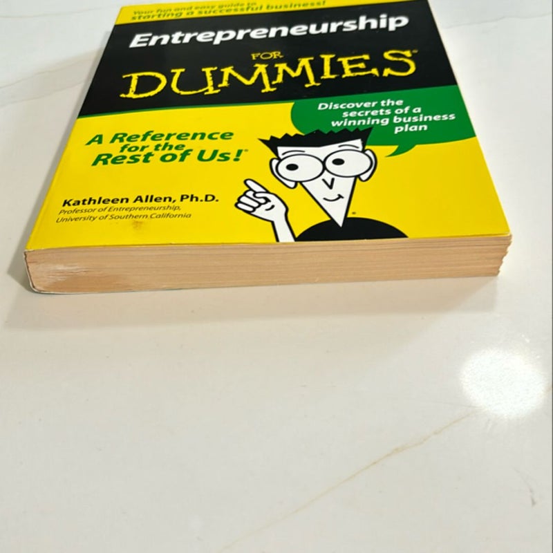 Entrepreneurship for Dummies