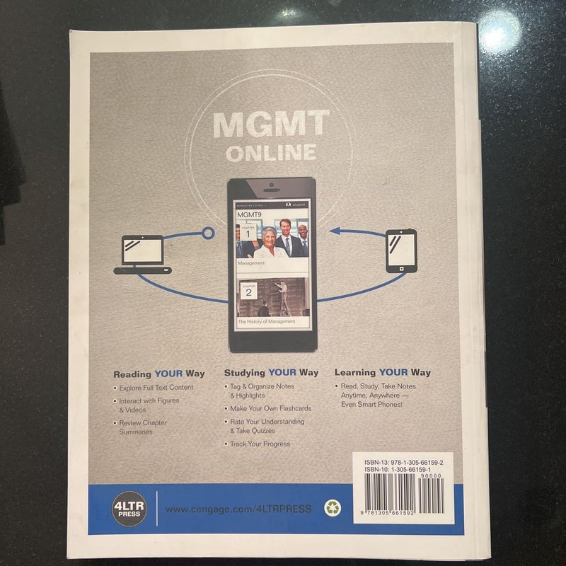 MGMT (with MGMT Online, 1 Term (6 Months) Printed Access Card)