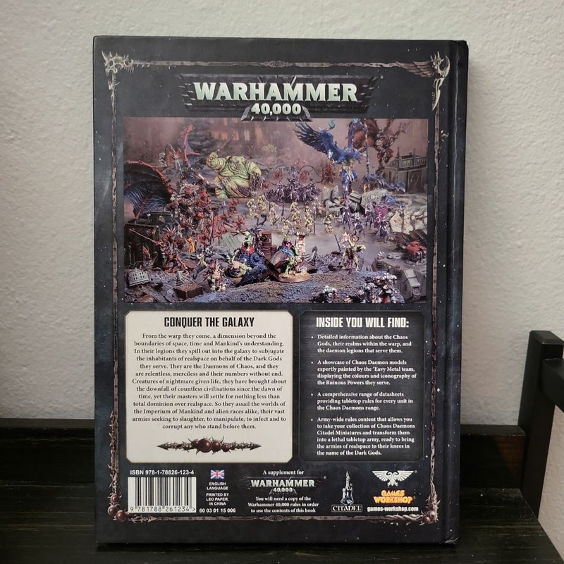 Warhammer 40k Chaos Daemons Codex Hardback Pre Owned