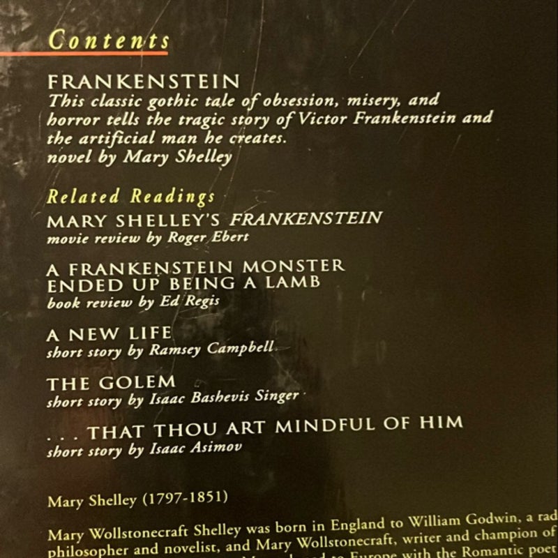 Frankenstein with other stories 