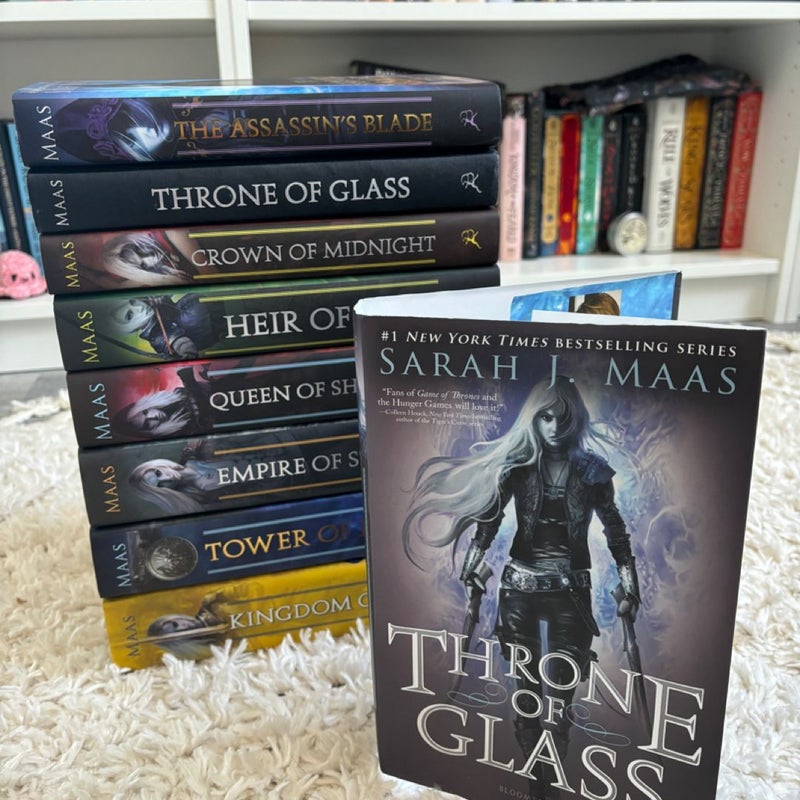 *DUSTJACKETS ONLY* Original Throne of Glass Hardcover Dustjackets