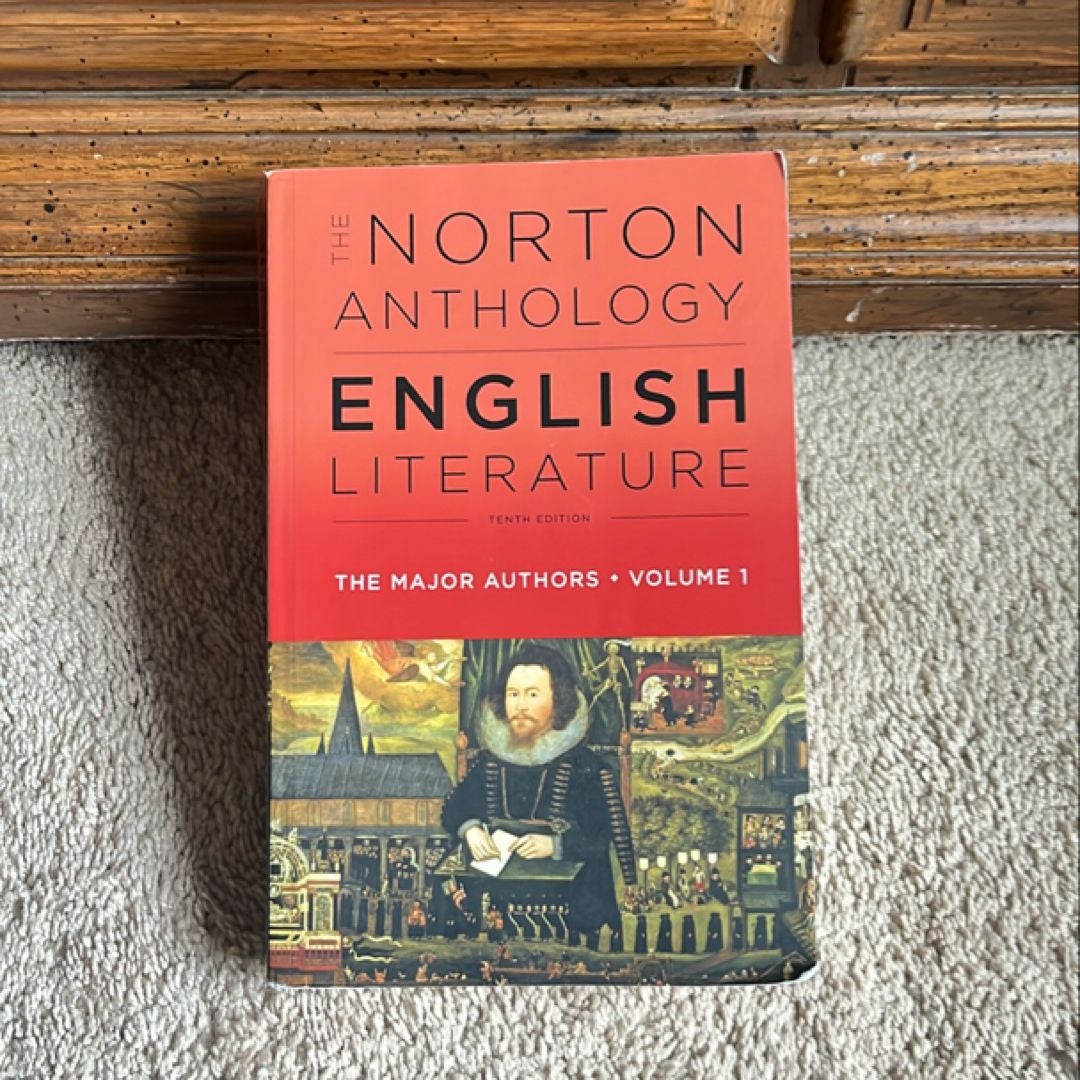 Norton Anthology of English Literature, the Major Authors, 10th Edition, Volume A