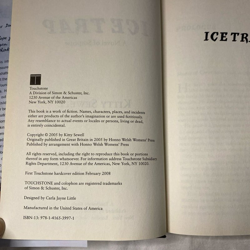 Ice Trap by Kitty Sewell