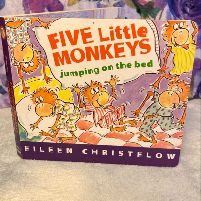 Five Little Monkeys Jumping on the Bed Board Book