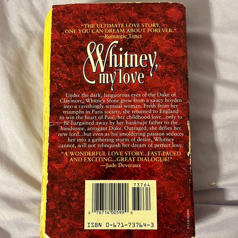 Whitney, My Love