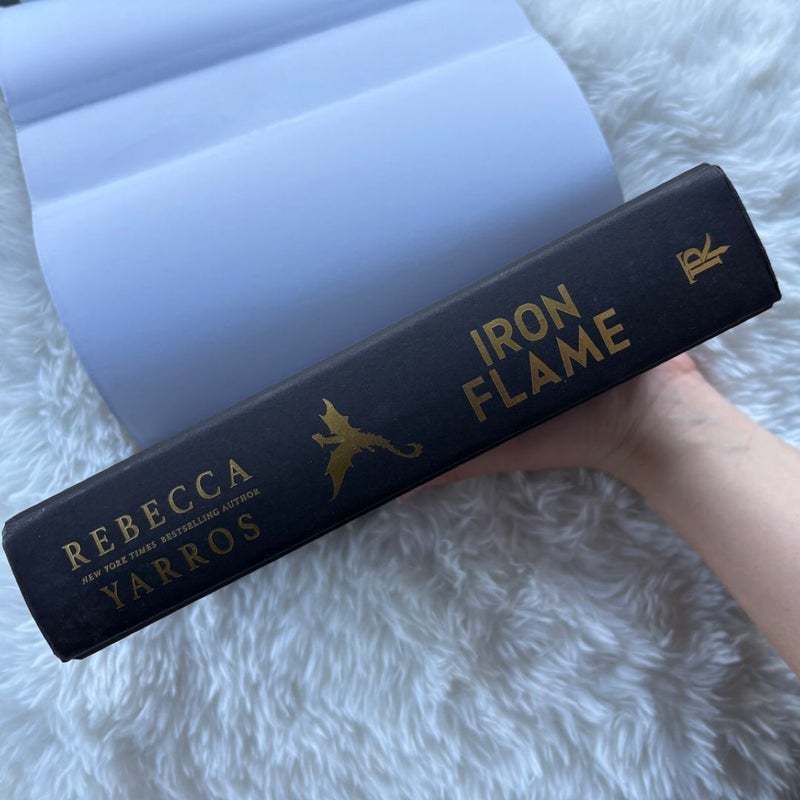 Iron Flame FIRST EDITION with Black Sprayed Edges