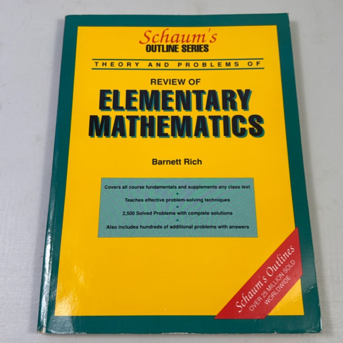 Review of Elementary Mathematics by Barnett Rich