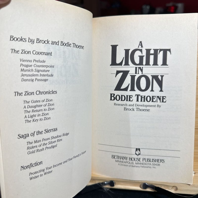 A Light in Zion