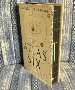 The Atlas Six - signed FairyLoot edition w stenciled edges
