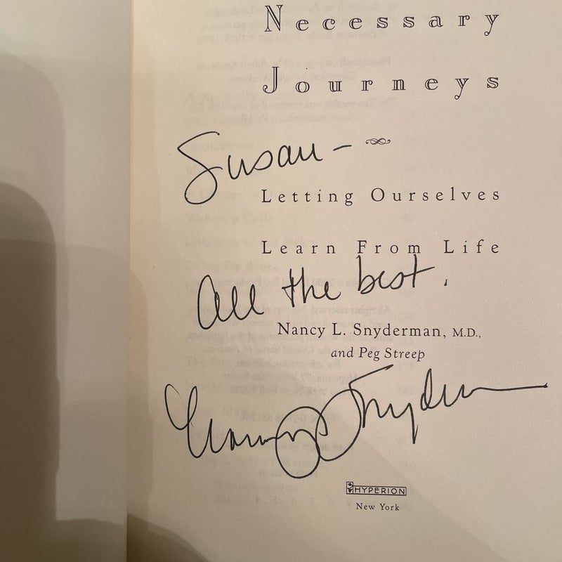 Necessary Journeys *Signed*