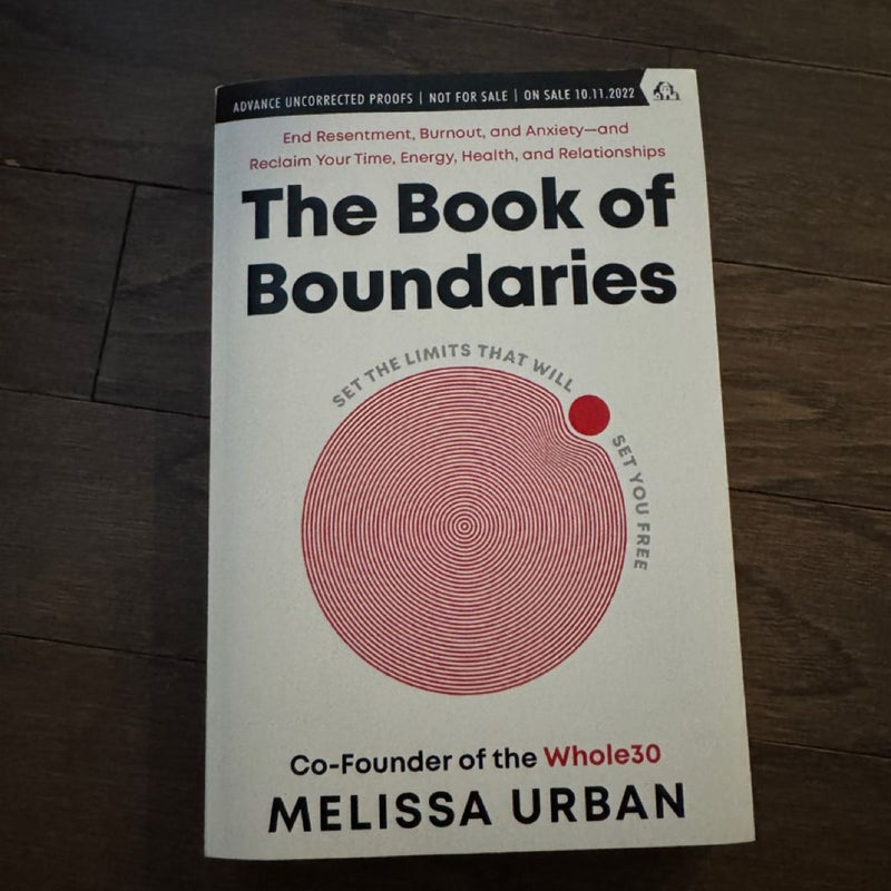 The Book of Boundaries