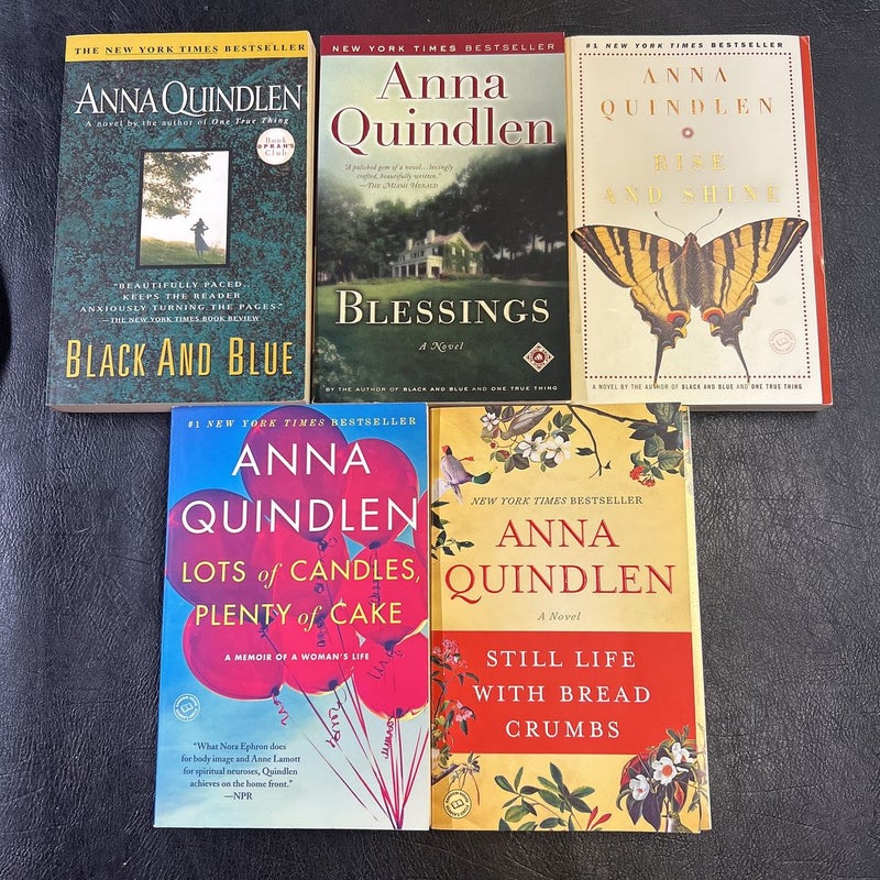 Anna Quindlen 5 paperback bundle 