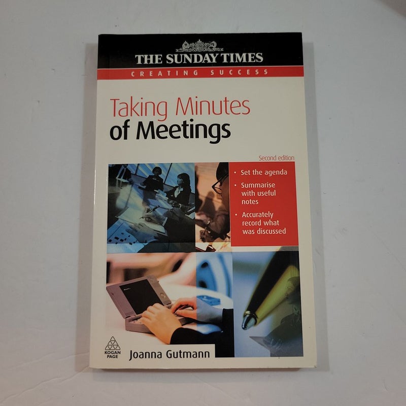 Taking Minutes of Meetings