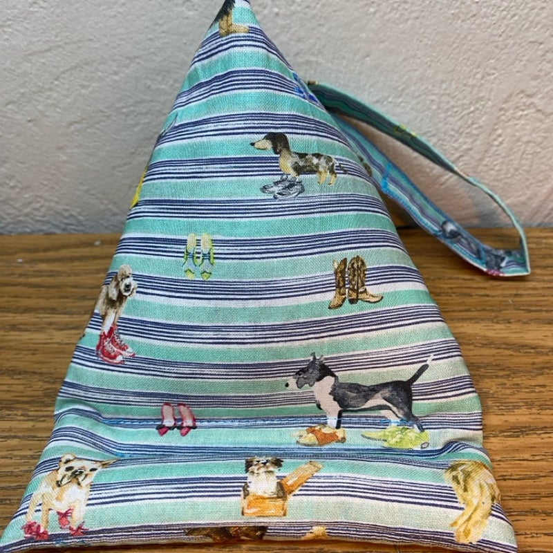 Phone Holder Pillow with dog theme fabric 