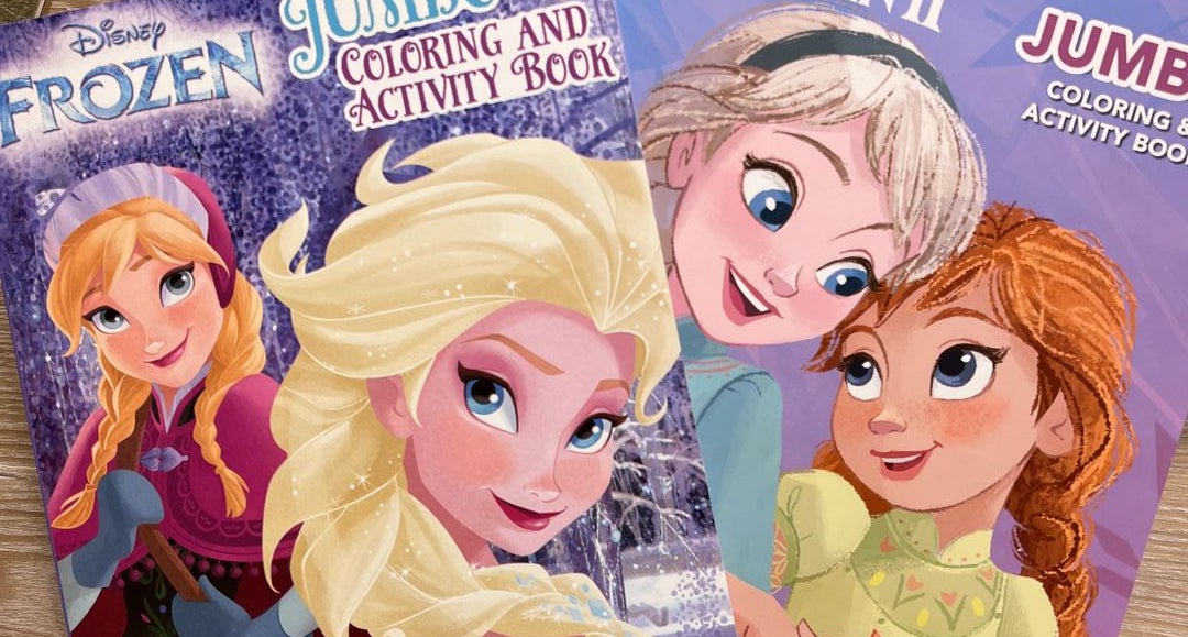 72 Wholesale Disney's Frozen Jumbo Coloring Books In Spanish - at