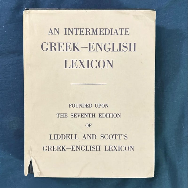 An Intermediate Greek-English Lexicon