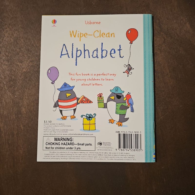 Usborne MINI Wipe-Clean Alphabet