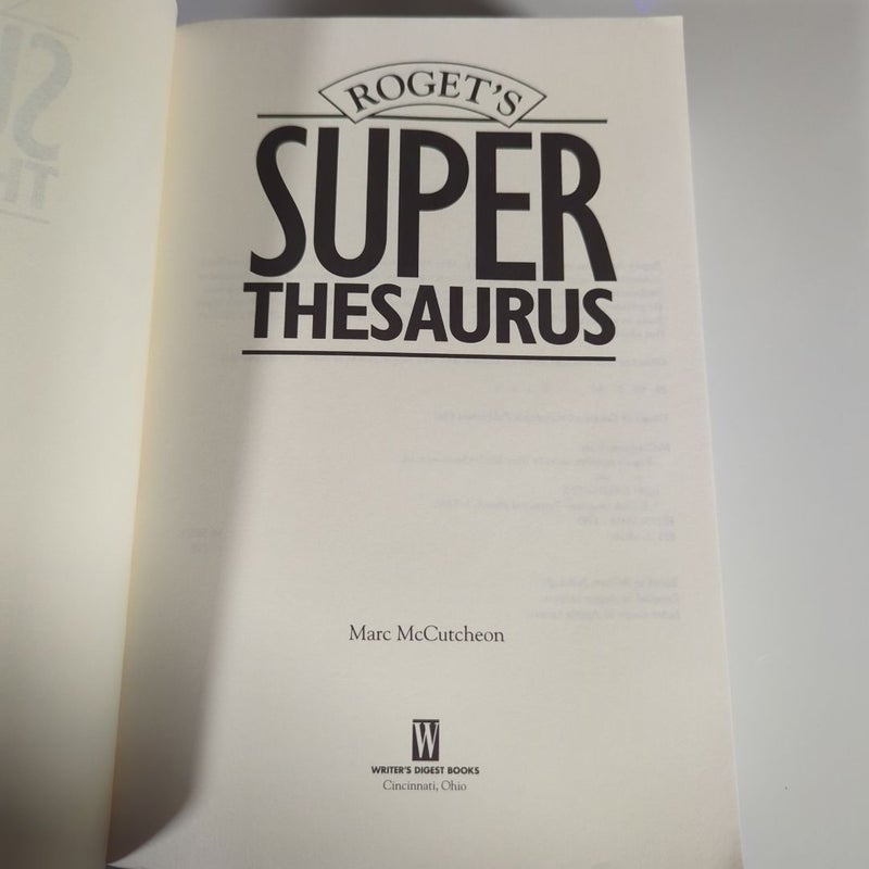 Roget's Superthesaurus