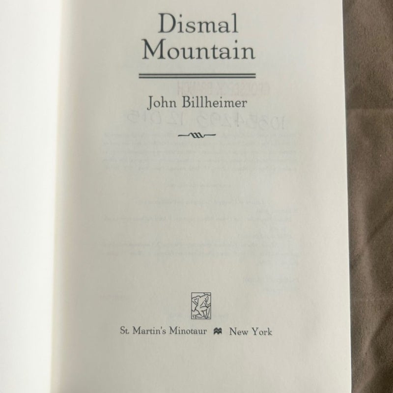 Dismal Mountain Ex Lib 4419