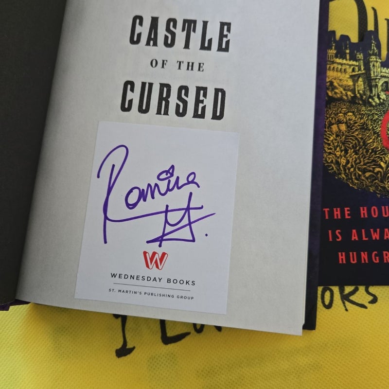 Castle of the Cursed - SIGNED + Bookmark 