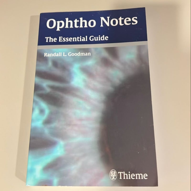 Ophtho Notes