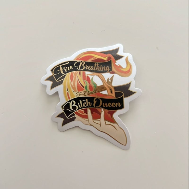 Throne of Glass sticker