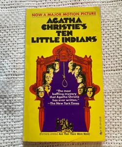 Vintage “Agatha Christie’s Ten Little Indians”