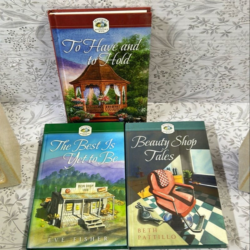 Guideposts Mystery and the Minister's Wife 3 Hardcover Bundle