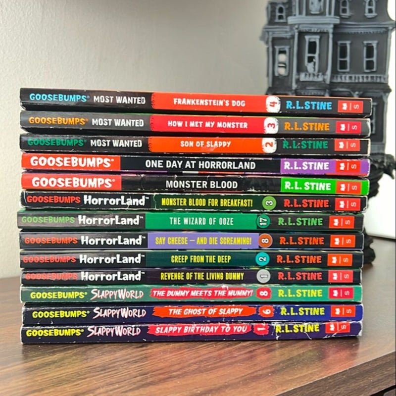 Goosebumps HorrorLand, Most Wanted and SlappyWorld Bundle