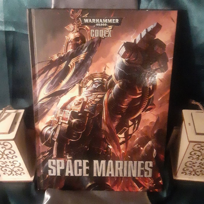 Space Marines hardcover codex book