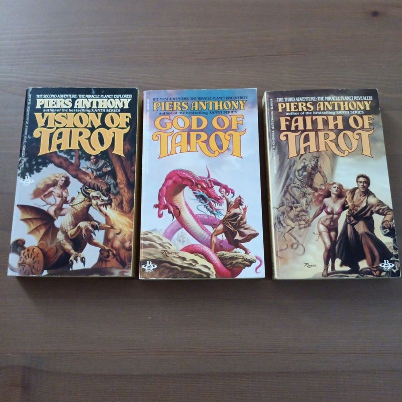 Lot of Piers Anthony Tarot Books