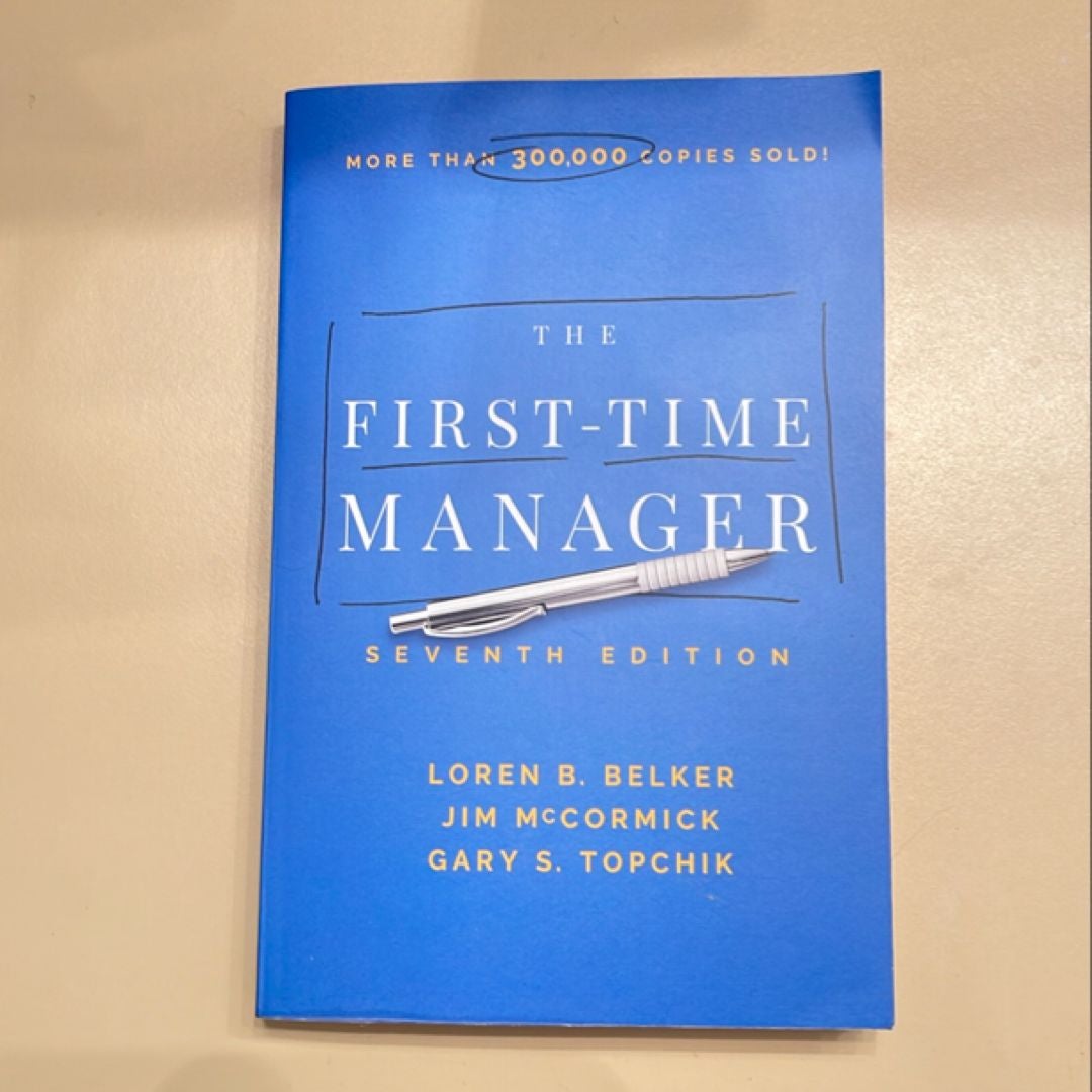 The First-Time Manager