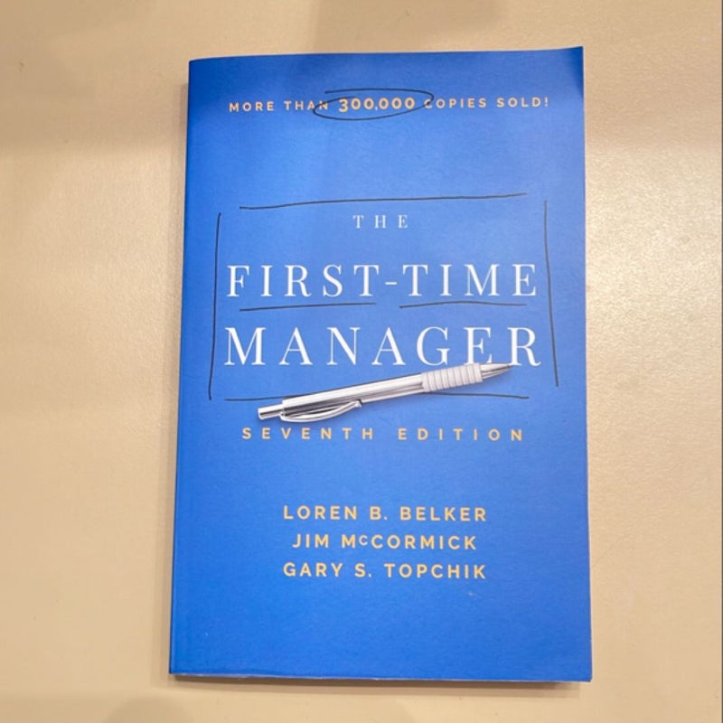 The First-Time Manager