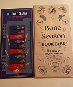 The Bone Season Page Tabs (FairyLoot YA August 2023)