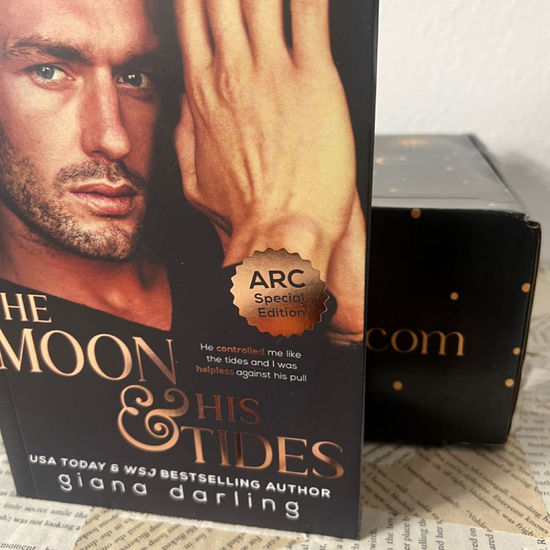 The moon and his tides special edition arc paperback Giana darling