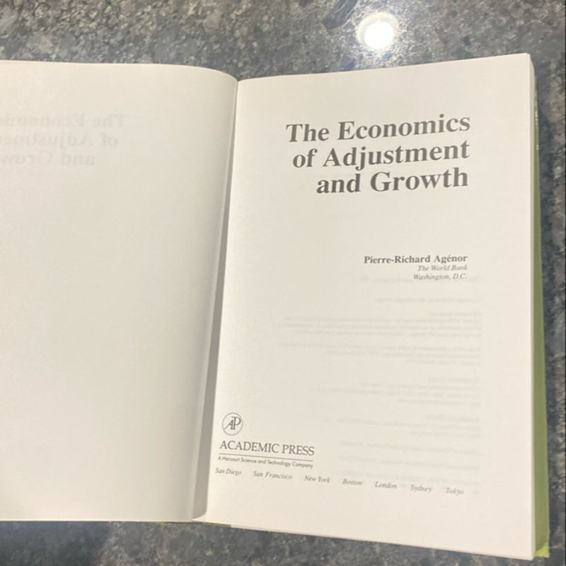 The Economics of Adjustment and Growth