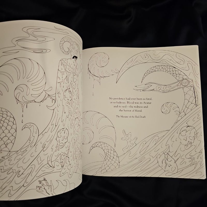 Edgar Allan Poe: an Adult Coloring Book