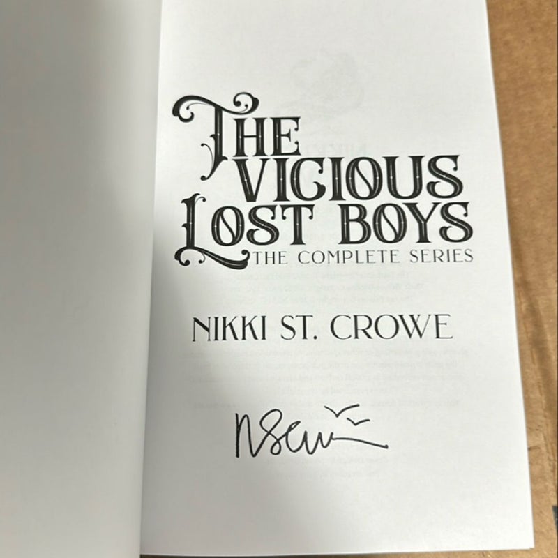 Vicious Lost Boys Completed Series Omnibus Nikki St Crowe