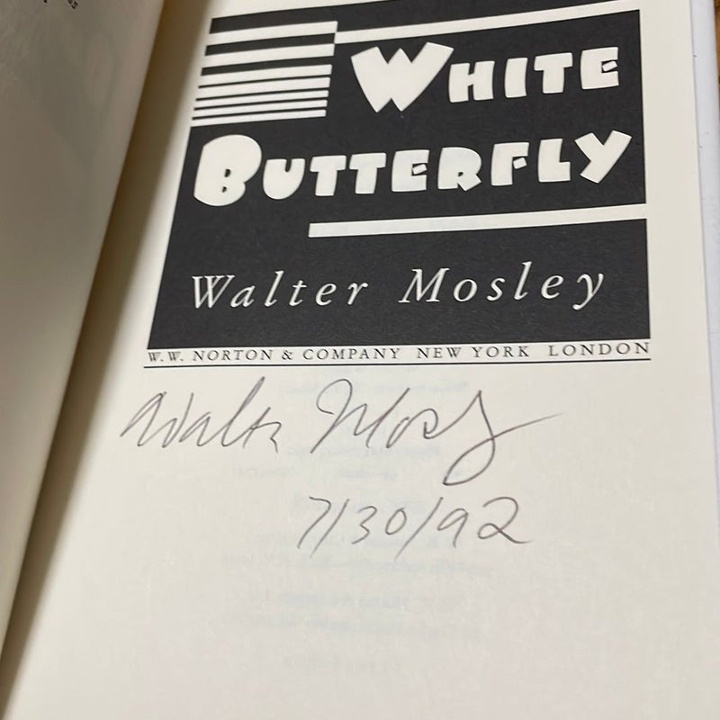 White Butterfly Signed Copy