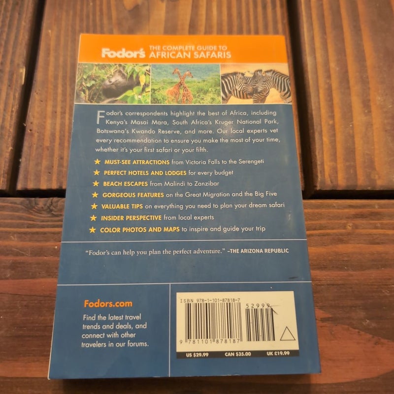 Fodor's the Complete Guide to African Safaris