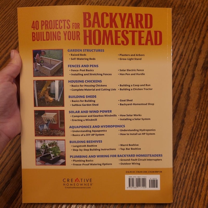 40 Projects for Building Your Backyard Homestead