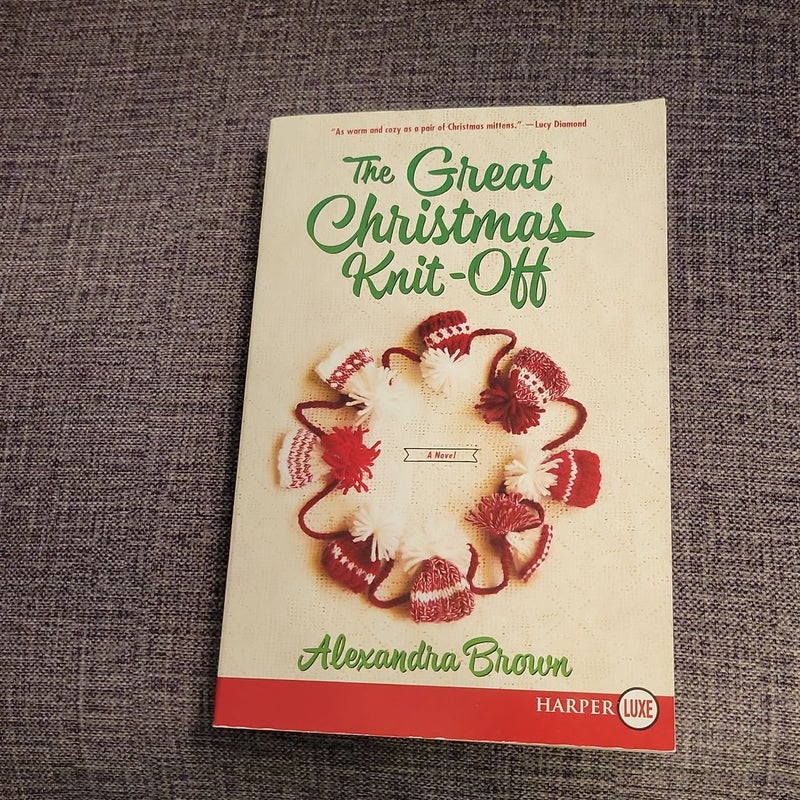 The Great Christmas Knit-Off (Large Print)