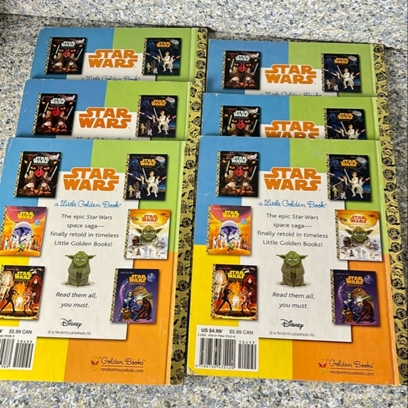 Star Wars:  set of 6 books  